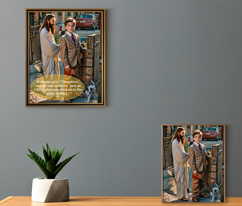 Accepting New Friend - Christian Wall Art Digital Download