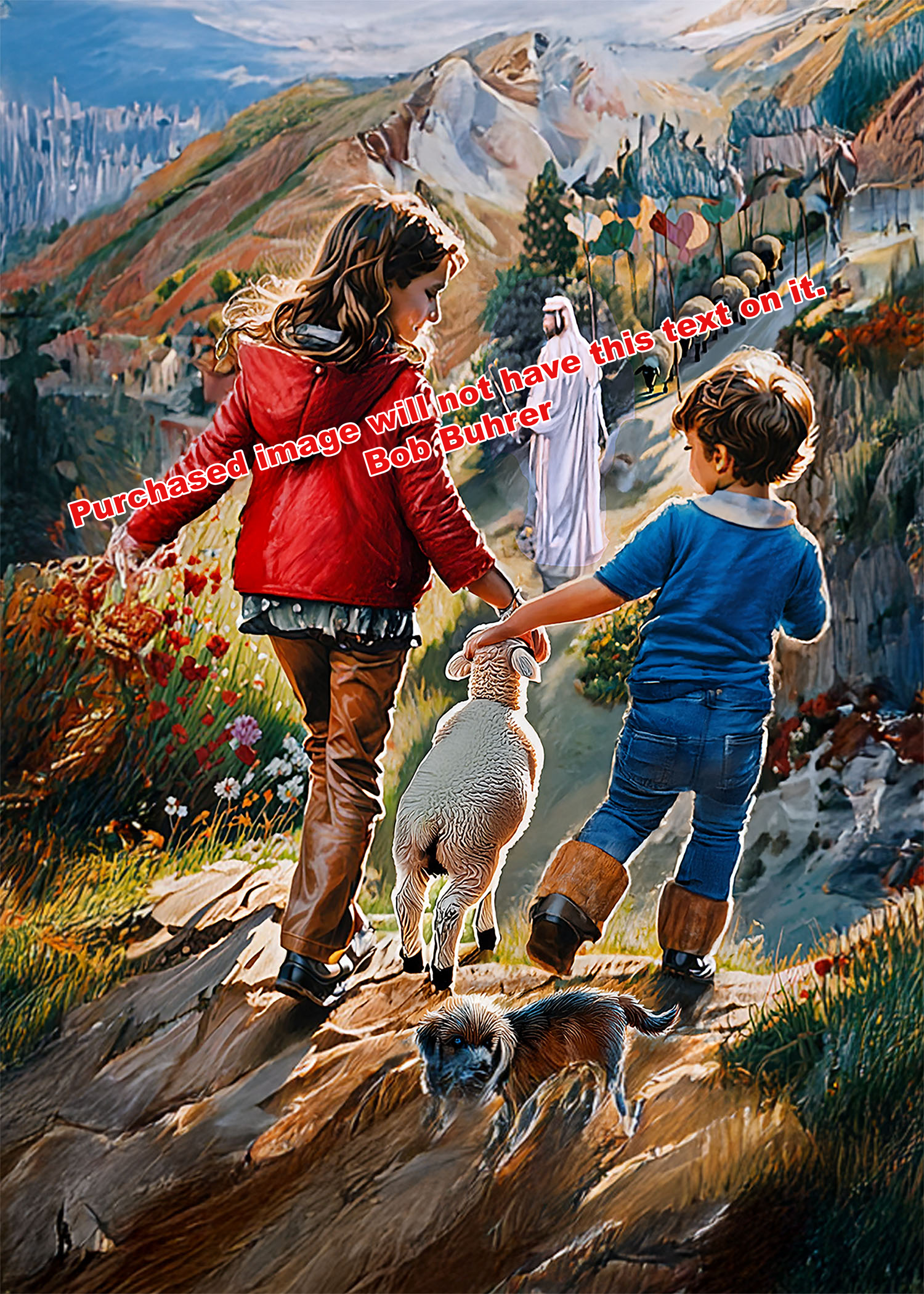 Catching Up with Jesus    We support TPUSA – Inspirational Wall Art Faith Art