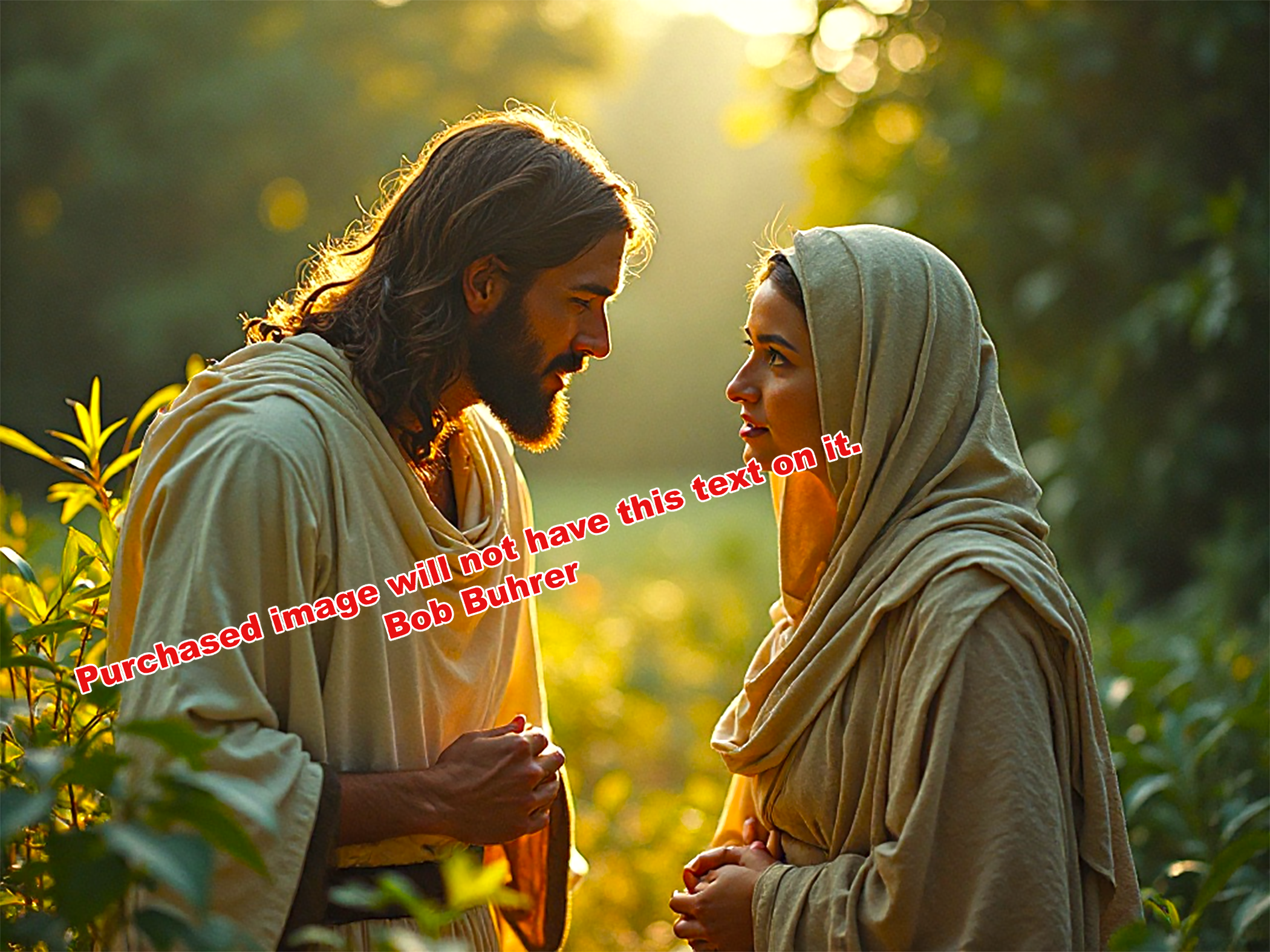 Jesus and Mary            We support TPUSA   Religious Wall Art Digital Download   Nostalgic Scene | Printable Christian Home Decor for Living Room or Bedroom