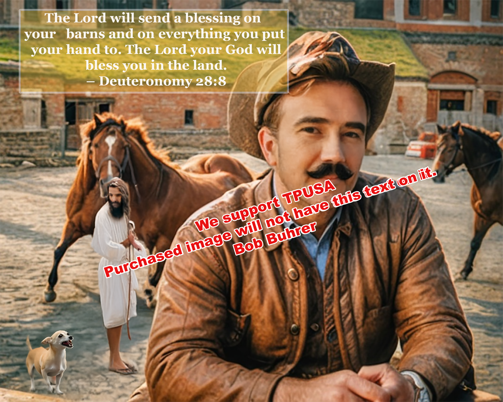 Rancher       We support TPUSA   Wall Art. Western Images, Vintage Cowboy Decor, Farmhouse Gallery for Living Room or Office