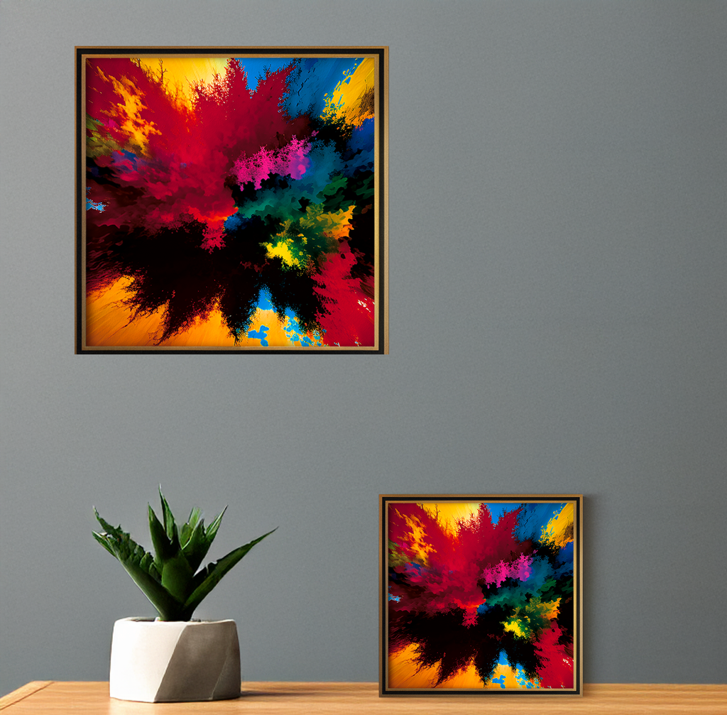 Colorful Abstract Wall Art: Vibrant Modern Print (Digital Download)