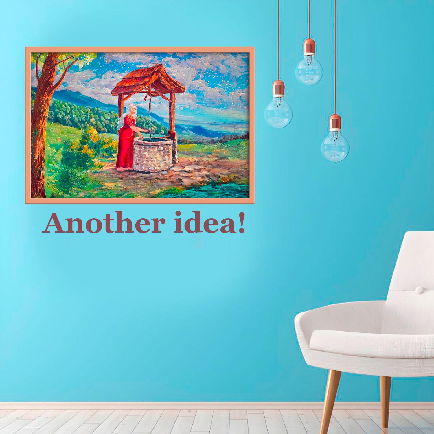 Mt. Hood Visit digital printable wall art, modern abstract landscape decor, nature-inspired urban art, DIY home decor, high-resolution PNG