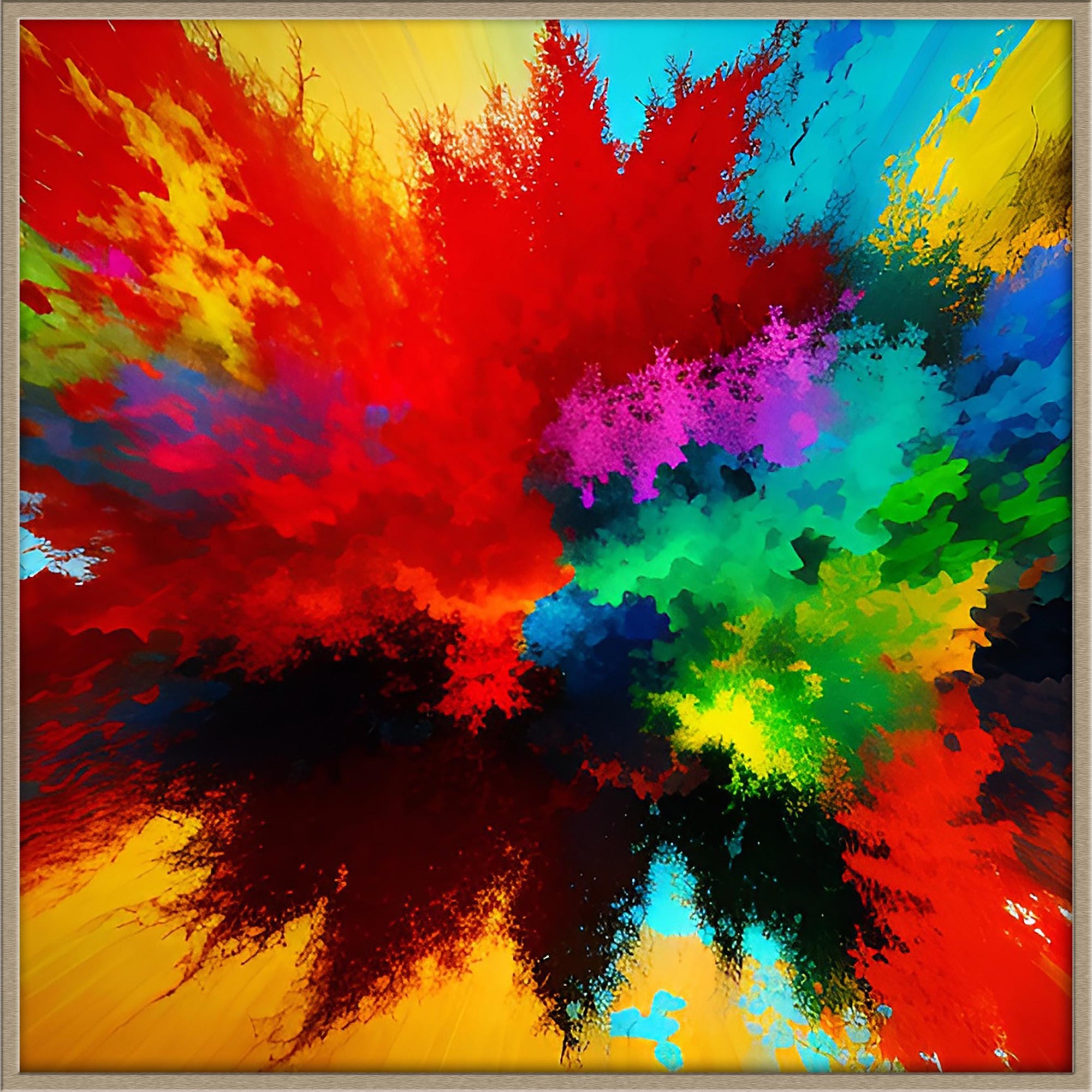 Colors Colorful Modern Wall Art Digital Download | Vibrant Abstract Artwork for Home Decor, Living Room, Office,