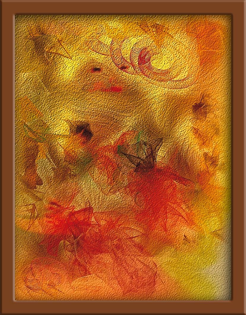 PDX Colorful abstract art print, digital wall decor, modern home art, DIY printable artwork, vibrant flower wall art, instant download
