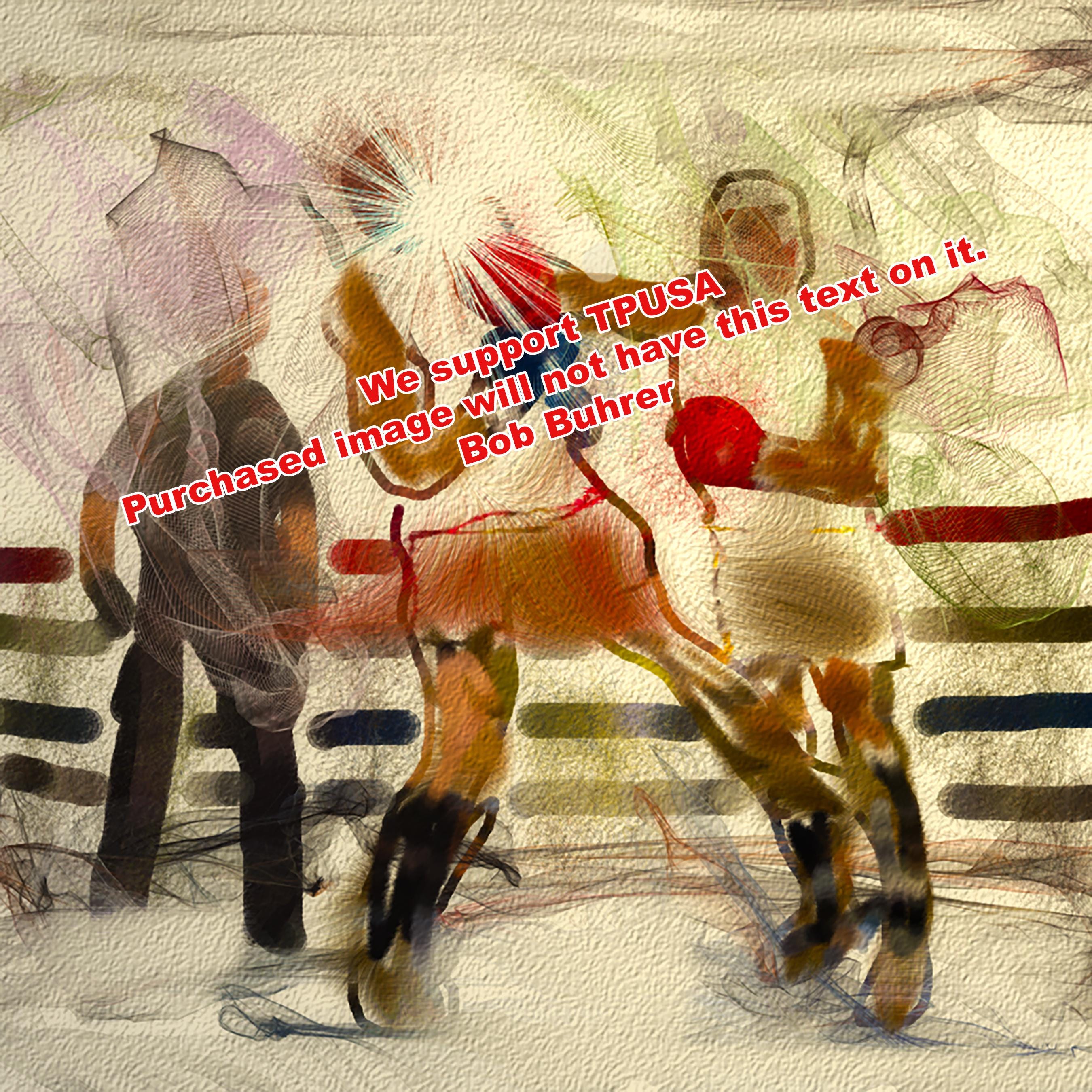 The Fight Colorful Abstract Wall Art Digital Download| Vibrant Art Print for Living Room or Gallery