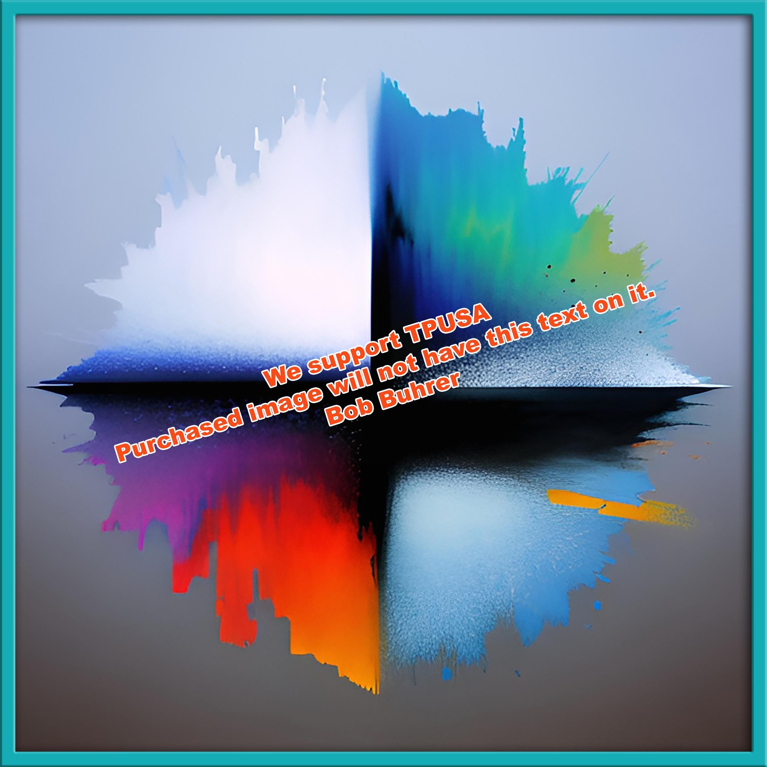 Four Segments Wall Art, Modern Colorful Abstract Print, Instant Download Home Decor, Vibrant Living Room Artwork, Unique Illustration