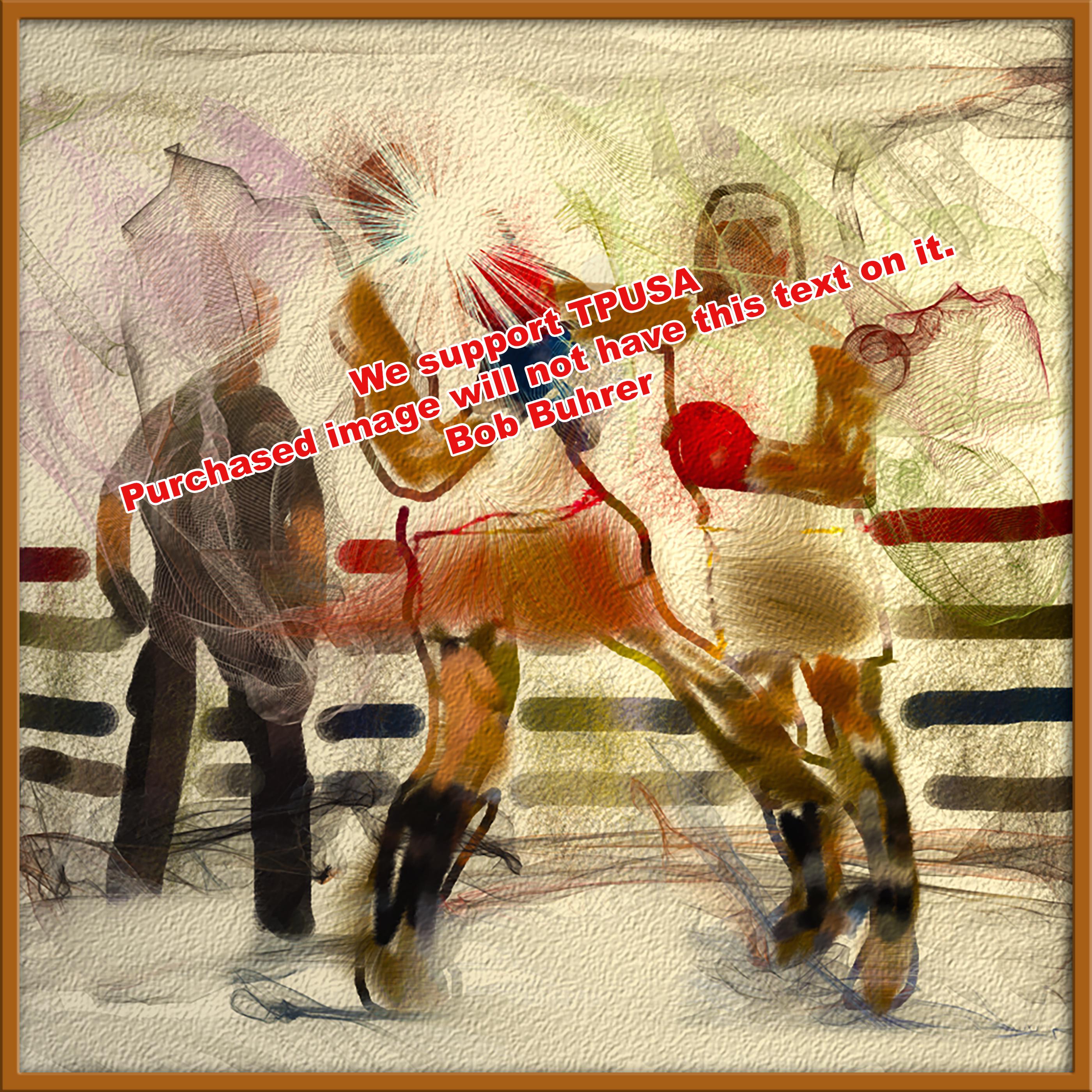The Fight Colorful Abstract Wall Art Digital Download| Vibrant Art Print for Living Room or Gallery