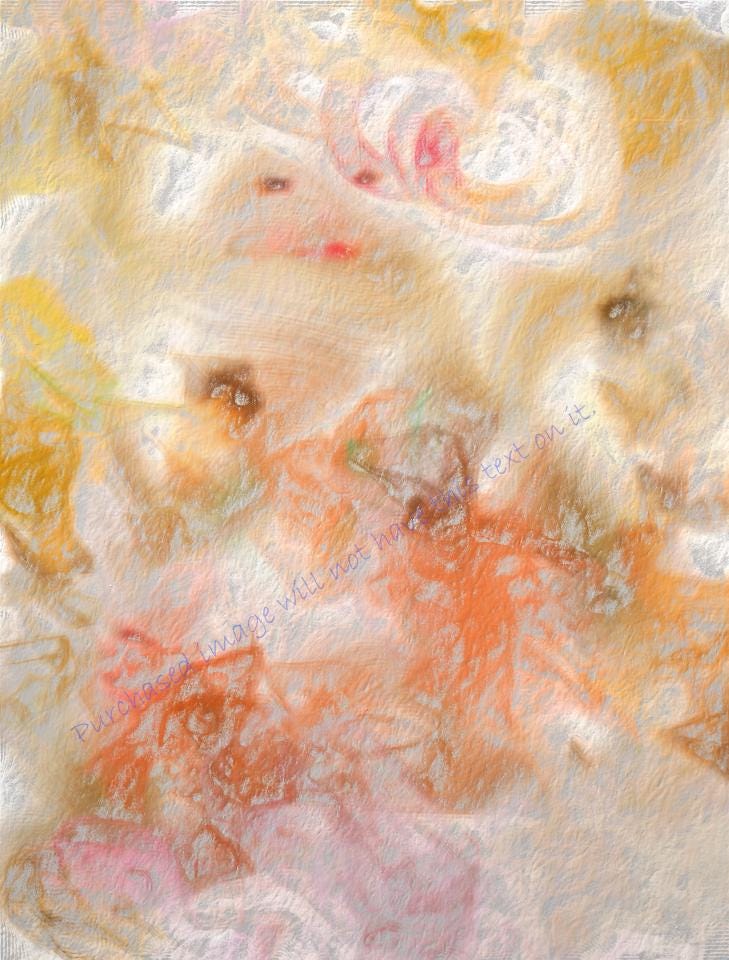 Colorful Abstract Painting: Modern Printable Wall Art (Digital Download)