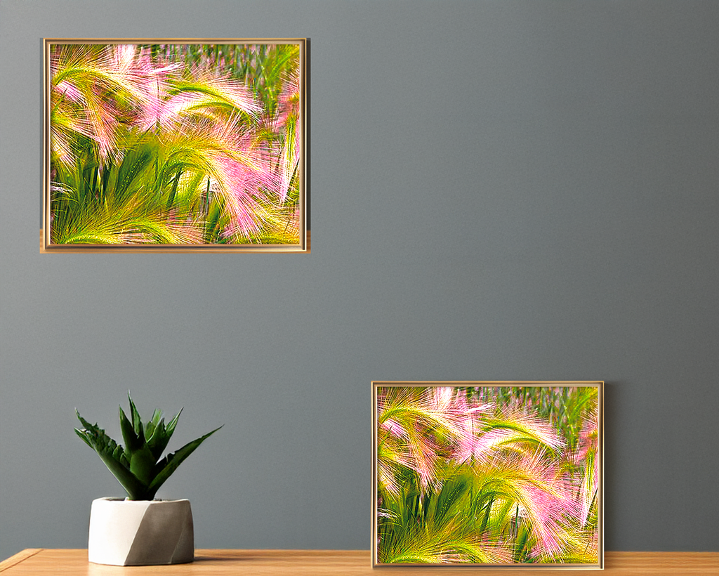 Colorful Plants Abstract Art Print: Modern Home Decor (Digital Download)